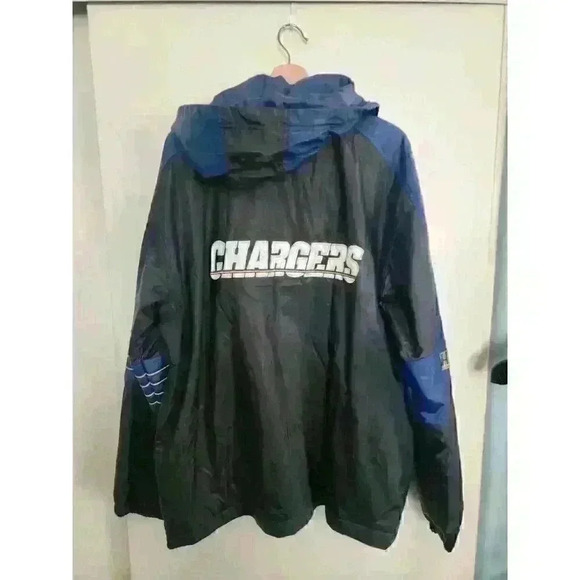Chargers Vintage Jacket w/Hoodie NFL SZ XL - Picture 2 of 8